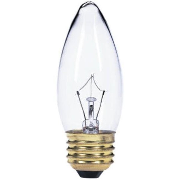 Globe Electric Globe Electric 70928 2 Pack; 40 Watts B11 Clear Chandelier Torpedo Light Bulb - Pack Of 10 707487